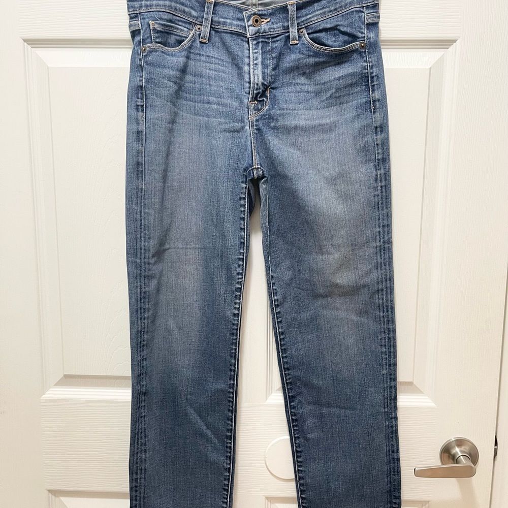 Lucky Brand Womens Jeans Brooke Crop Size 10/30 Blue Denim